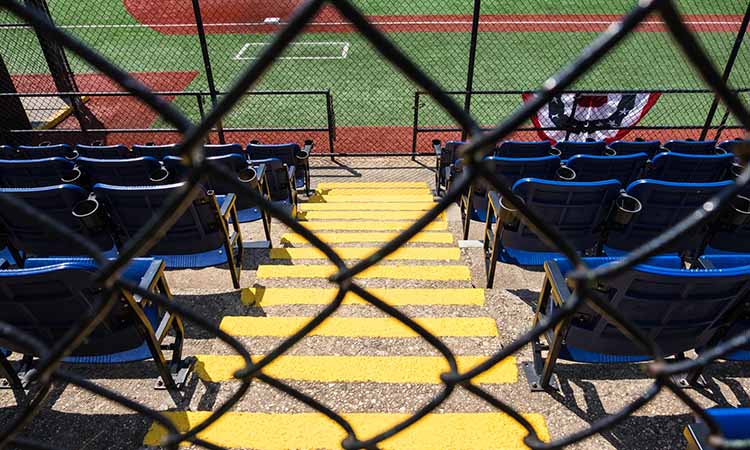 insert-baseball-field-fence Baseball field chain-link fence