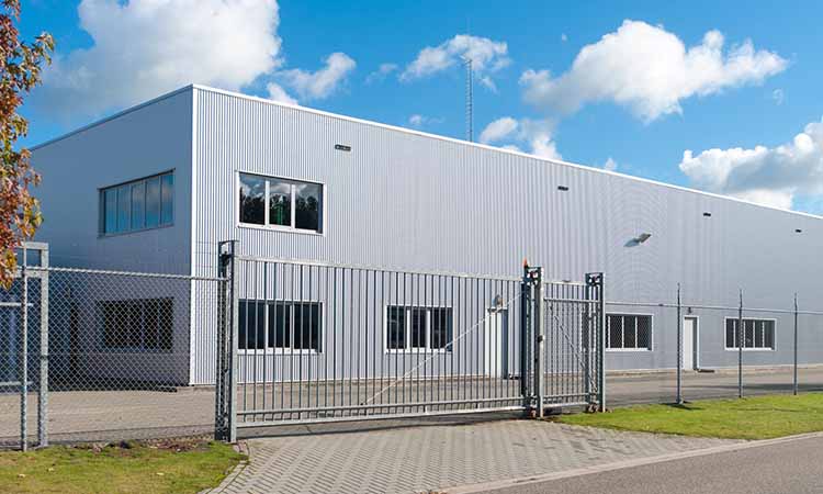 insert-security-fence-for-business Security gate for factory