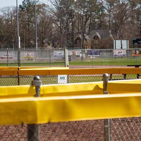 insert-baseball-complex-fences Baseball complex chain-link fence