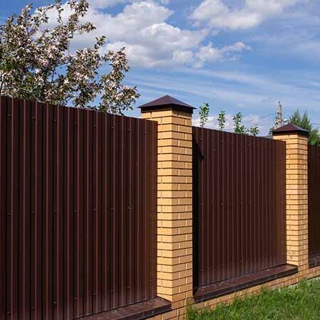 insert-noise-control-01 Brick and wood panel noise control fence